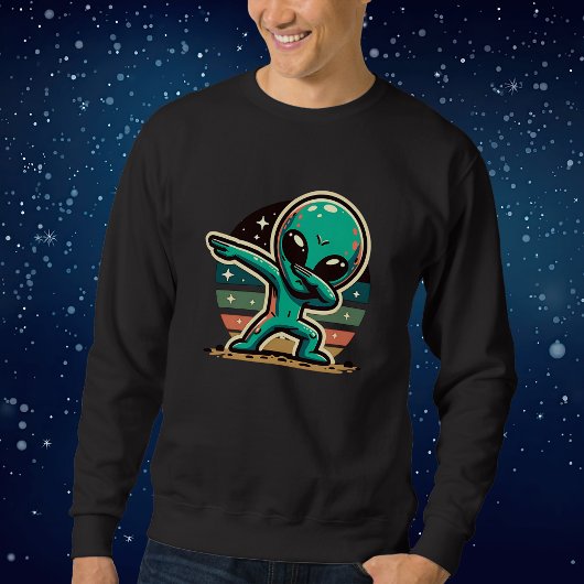 Sweatshirt Drôle Extraterrestrial Alien Dabbing