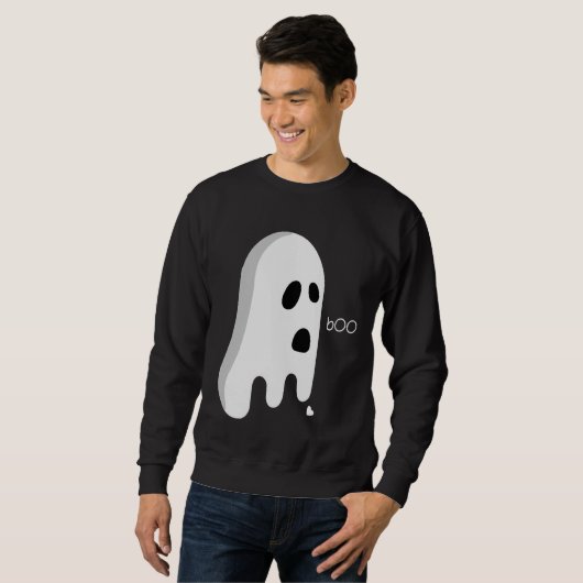 Sweatshirt Drôle fantôme, costume de coeur cassé hallween (Devant entier)