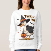 Sweatshirt Drôle Halloween Costume Canard Trick Chandail Ou H (Devant)