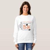 Sweatshirt Drôle Halloween enseignante femmes mère garçon (Devant entier)