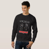 Sweatshirt Drôle Henry Stickmin Distraction Danse (Devant entier)