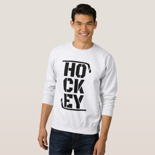 Sweatshirt Drôle Hockey (Devant entier)