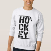 Sweatshirt Drôle Hockey (Devant)