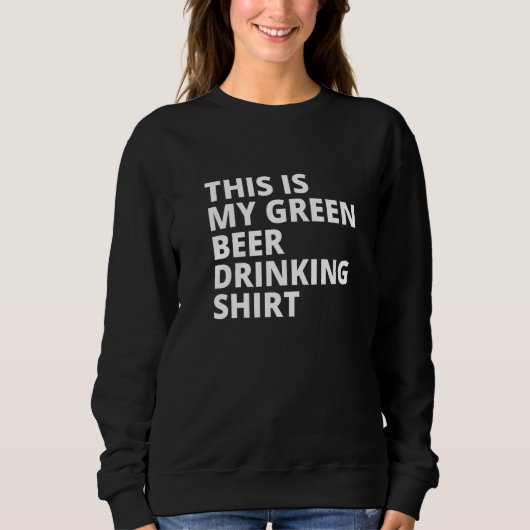 Sweatshirt Drôle Jour de la Saint Patrick St Paddy's This Is (Devant)