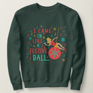 Sweatshirt Drôle laide de Noël Sweater Femme Festive Ball