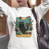 Sweatshirt Drôle Le Lecteur Tarot Card Cat