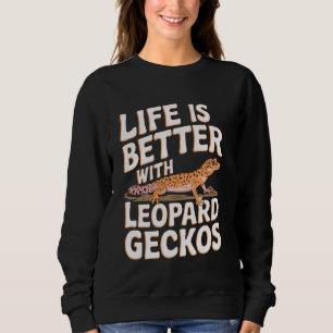 Sweatshirt Drôle Leopard Geckos Reptile Lizard Lover Gecko Lo