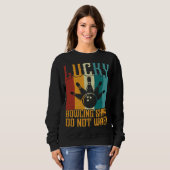 Sweatshirt Drôle Lucky Bowling (Devant entier)