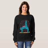 Sweatshirt Drôle Machine à Yoga (Devant entier)