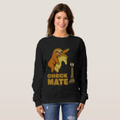 Sweatshirt Drôle Machines à Sous Attaquant Avec (Devant entier)