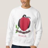 Sweatshirt Drôle magnifique dessin animé de frégate (Devant)