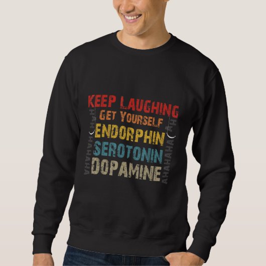 Sweatshirt Drôle National Raisonnons Citation du jour Continu (Devant)