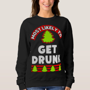 Sweatshirt Drôle Noël moche xmas plus susceptibles de se saou
