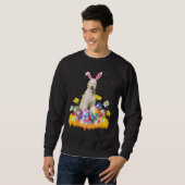 Sweatshirt Drôle OEuf de Pâques Labradoodé Chien Dimanche de  (Devant entier)