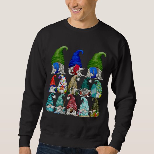 Sweatshirt Drôle papa de la farce Champion Gnomes (Devant)