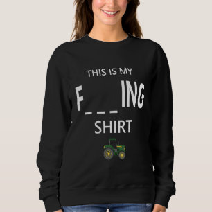 Sweatshirt Drôle Paysan Cadeaux Hommes Femmes C'Est Mon Agric