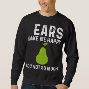 Sweatshirt Drôle Pear Designs For Men Women Gardening Vegan P