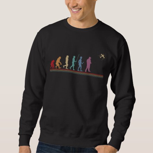 Sweatshirt Drôle pilote d'évolution d'aéronef RC (Devant)