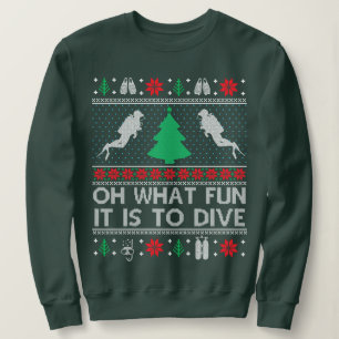 Sweatshirt Drôle Plongée plongée plongée plongée Diver hideux