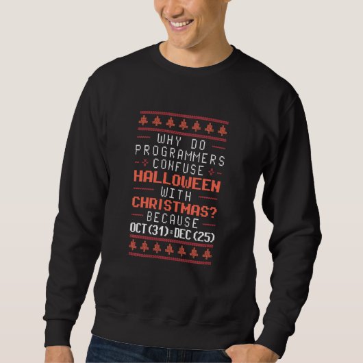 Sweatshirt Drôle programmeur informatique laide Sweater de No (Devant)