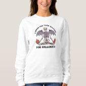Sweatshirt Drôle Skeleton Halloween (Devant)