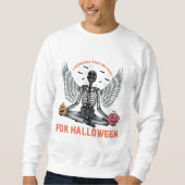 Sweatshirt Drôle Skeleton Halloween - Compte à rebours pour H (Devant)