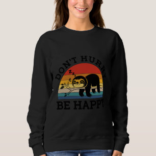Sweatshirt Drôle Slepy Sloth Retro Animal Pun