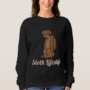 Sweatshirt Drôle Sloth Lifestyle Lazy Sloth