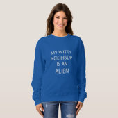 Sweatshirt Drôle social mignon cool (Devant entier)