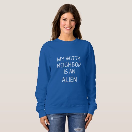 Sweatshirt Drôle social mignon cool (Devant entier)