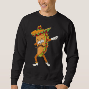 Sweatshirt Drôle Taco Dabbing Post Mexicaine Nourriture Junki