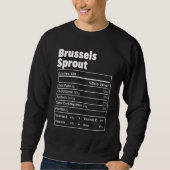 Sweatshirt Drôle Thanksgiving Food Brussels Sprout Nutritiona (Devant)