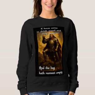 Sweatshirt Drôle tueur de dragon mead buveur humour art imagi