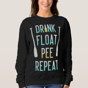 Sweatshirt Drôle Voyage en flottant pour adultes Boire Float