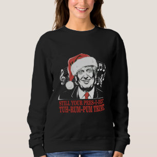 Sweatshirt Drôles de Noël Président Trump Pyjama laid de Noël