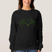 Sweatshirt Drone Avec Caméra Drone Pilote Quadcopter Vert (Devant)