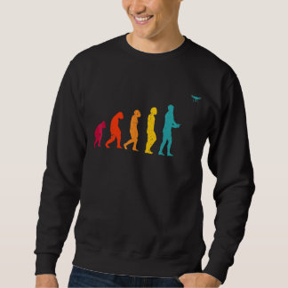 Sweatshirt Drone pilote d'évolution de drone rétro Hobby