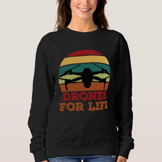 Sweatshirt Drones For Life   Men (Devant)