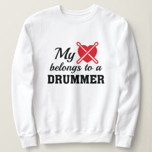 Sweatshirt Drummer Coeur Appartient