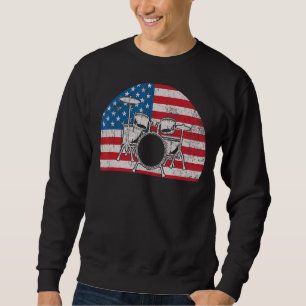Sweatshirt Drummer Pour Hommes Femmes Drummer Percussion