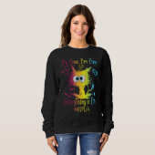 Sweatshirt DSP Life Tout va bien Coloré (Devant entier)
