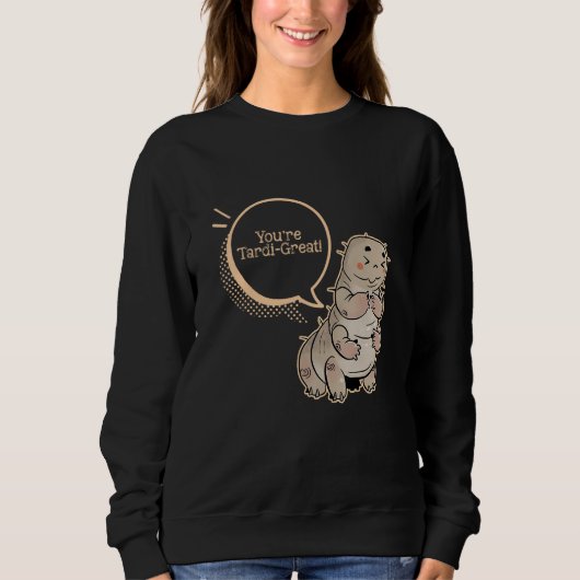 Sweatshirt Du bist Tardi Rust Moss Piglet Tardigrade (Devant)