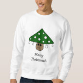 Sweatshirt du champignon d'arbre de Noël (Devant)