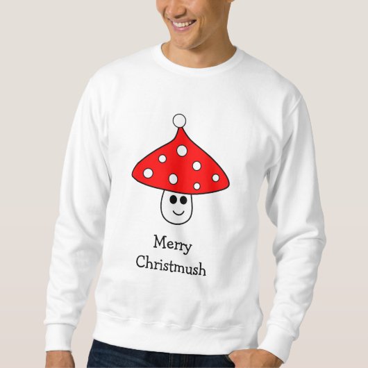 Sweatshirt du champignon de Santa Hat (Devant)