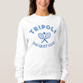 Sweatshirt du club de raquette de Tripoli Grèce (Devant)