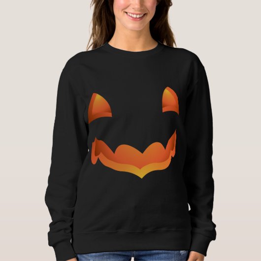 Sweatshirt du costume Citrouille pour femmes d'Hal (Devant)