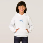 Sweatshirt du dauphin de la fille (Devant entier)