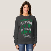Sweatshirt du devis du gardien de hockey sur glace (Devant entier)
