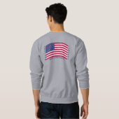 Sweatshirt du drapeau américain (Dos entier)