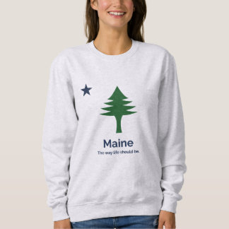 Sweatshirt du drapeau de l'État du Maine